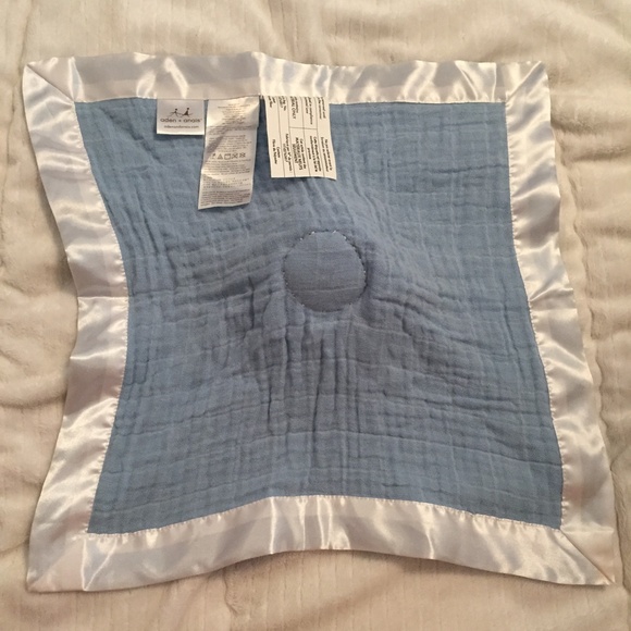 New Aden + Anais Giraffe Blue Musey Mate Muslin Baby Lovey Security Blanket - Picture 3 of 4